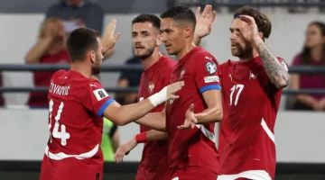 هاتريك ميتروفيتش يقود صربيا للفوز على أندورا