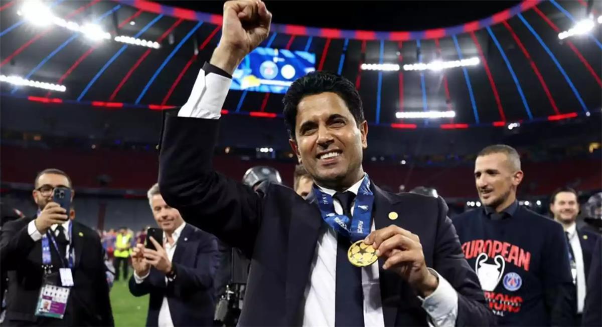 الخليفي يوضح سبب فوز باريس سان جيرمان بـ دوري أبطال أوروبا بعد ميسي ونيمار ومبابي
