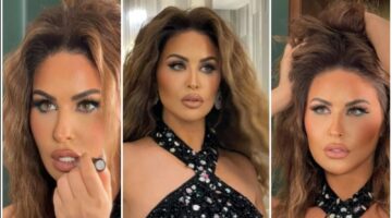بكاش مايوه حرير.. إطلالة استثنائية لـ مي سليم من قلب البحر على حصانها الأبيض