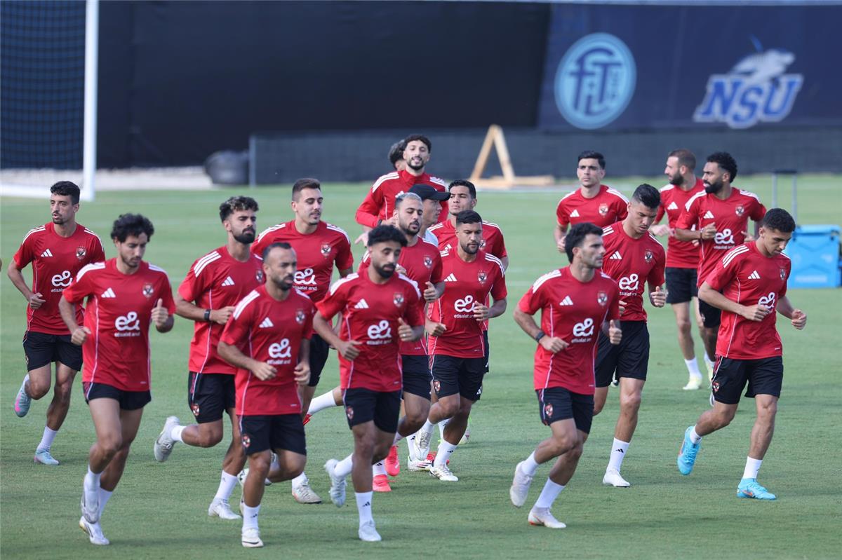 مران الأهلي | حماس كبير من اللاعبين.. وتدريبات تكتيكية من ريبيرو استعدادًا لمباراة إنتر ميامي