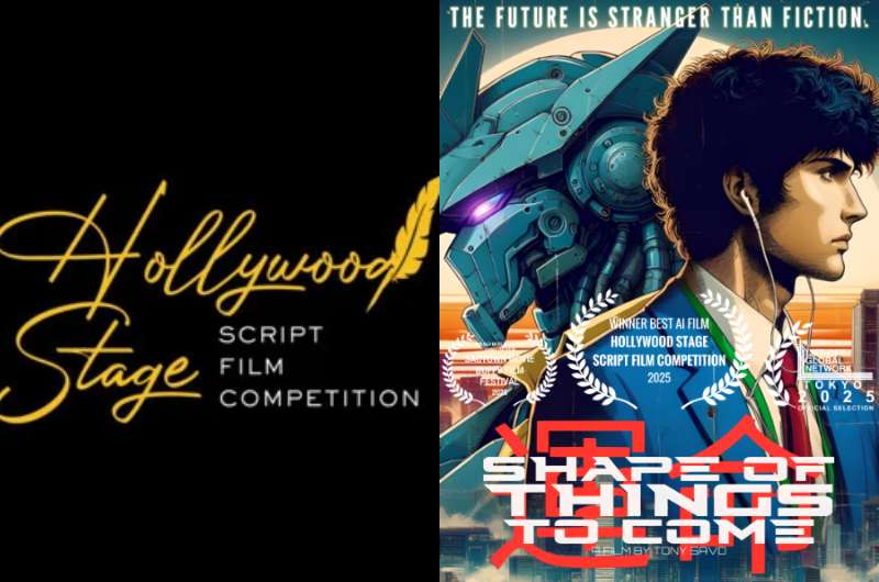 “Shape of Things to Come” يتوج كأفضل فيلم تم إنتاجه بالذكاء الاصطناعي في مسابقة Hollywood Stage Script Film لعام 2025