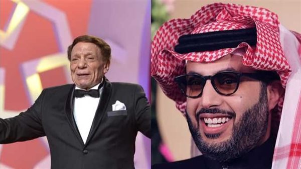 تركي آل الشيخ يزور الزعيم عادل إمام بمنزله ويكشف عن حالته الصحية|صورة