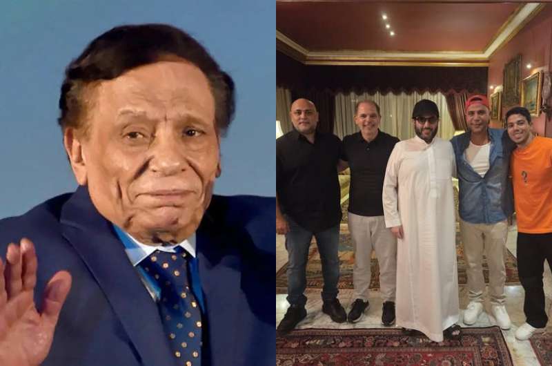 تفاصيل زيارة تركي آل شيخ لـ عادل إمام