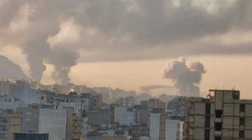معارك جوية فوق مدينة جرجان شمال شرقي إيران