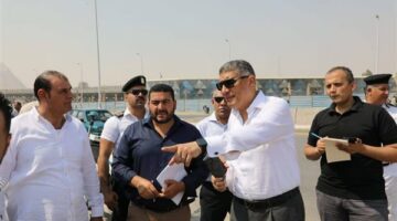 محافظ الجيزة يتفقد المراحل النهائية لأعمال التطوير بالمناطق المحيطة بالمتحف المصري الكبير
