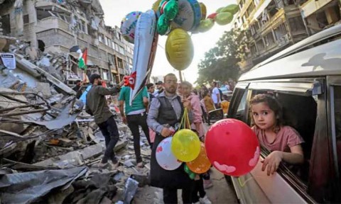 أطفال غزة: لا مكان لفرحة العيد وسط الخوف والجوع والدم