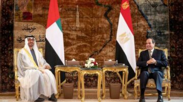 السيسي في أبوظبي ضمن “زيارة أخوية”.. رئيسا مصر والإمارات يؤكدان أهمية وقف النار فورا في غزة ويطالبان بإدخال المساعدات الإنسانية إلى القطاع
