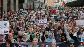 آلاف المغاربة واليمنيين يتظاهرون دعما لغزة وتنديدا بالإبادة الإسرائيلية