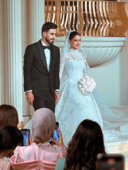 شيرين بيوتي وأسامة مروة يحتفلان بزفافهما في أجواء أسطورية