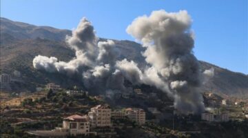 4 مصابين بغارة إسرائيلية على قضاء بنت جبيل جنوب لبنان 