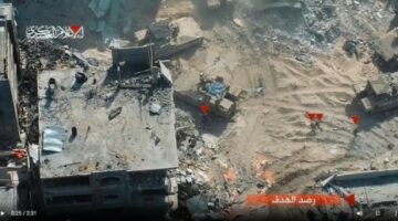 كتائب “القسام” تنشر مشاهد لاشتباك مقاتليها مع قوة إسرائيلية داخل مخيم جباليا شمالي قطاع غزة.. (فيديو)