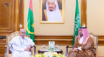ولي العهد يلتقي الرئيس الموريتاني ويبحثان مجمل العلاقات الثنائية – أخبار السعودية