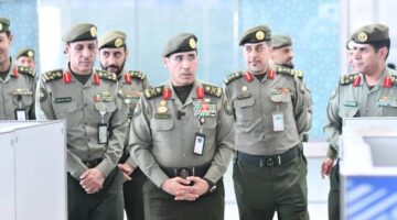 اللواء المربع يقف على الخدمات المقدمة لضيوف الرحمن في صالات الجوازات بمطار المدينة المنورة – أخبار السعودية