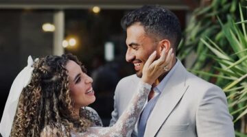 عاجل.. أحمد سعد فى مقدمة الحضور .. فنان شهير يحتفل بزفافه على ابنة عدلي القيعي
