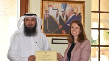 السفارة البريطانية كرّمت رئيس «المهندسين» السابق