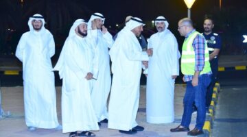 الناصر يتفقد مشاريع طرق الفروانية