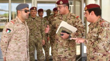 نائب رئيس الأركان يقوم بزيارة ميدانية إلى الحرس الأميري