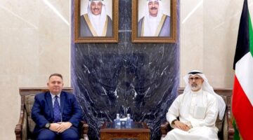 جراح الجابر يبحث التعاون مع كبير مستشاري الدفاع البريطاني