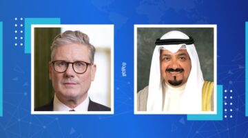 العبدالله يتلقى رسالة من رئيس وزراء المملكة المتحدة