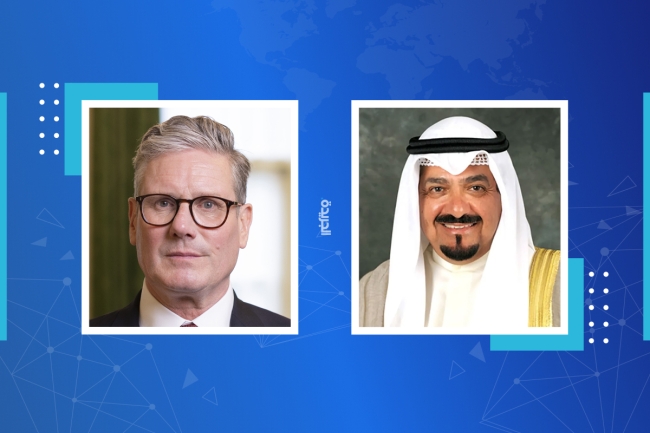 العبدالله يتلقى رسالة من رئيس وزراء المملكة المتحدة