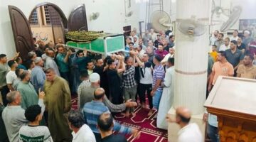 وفد من أوقاف الدقهلية يقدم واجب العزاء في الشهيد البطل خالد محمد شوقي