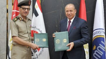 مركز البحوث الطبية للقوات المسلحة يوقع بروتوكول تعاون مع جامعة المنصورة الأهلية