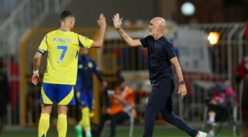 بالإيطالية .. رونالدو يعلق على إقالة بيولي من تدريب النصر