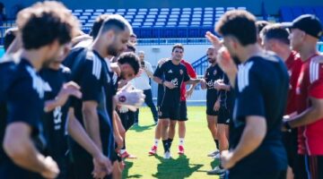 لقطات من مران الأهلي الصباحي في أمريكا استعدادا لافتتاح كأس العالم للأندية