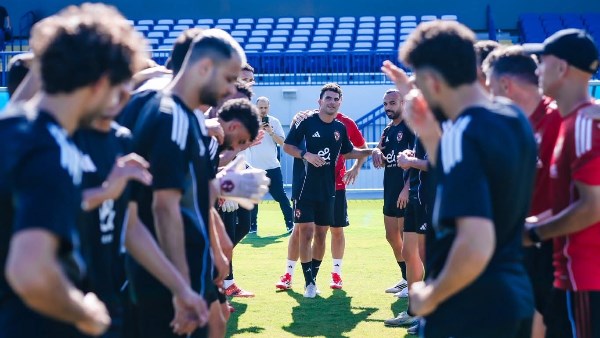 لقطات من مران الأهلي الصباحي في أمريكا استعدادا لافتتاح كأس العالم للأندية