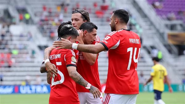 دي ماريا يقود تشكيل بنفيكا لمواجهة بايرن ميونيخ في كأس العالم للأندية