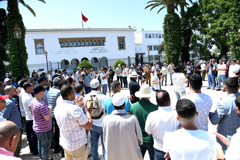 ✓ دكاترة التعليم يحتجون بالرباط للمطالبة بالترقية والاعتراف الأكاديمي