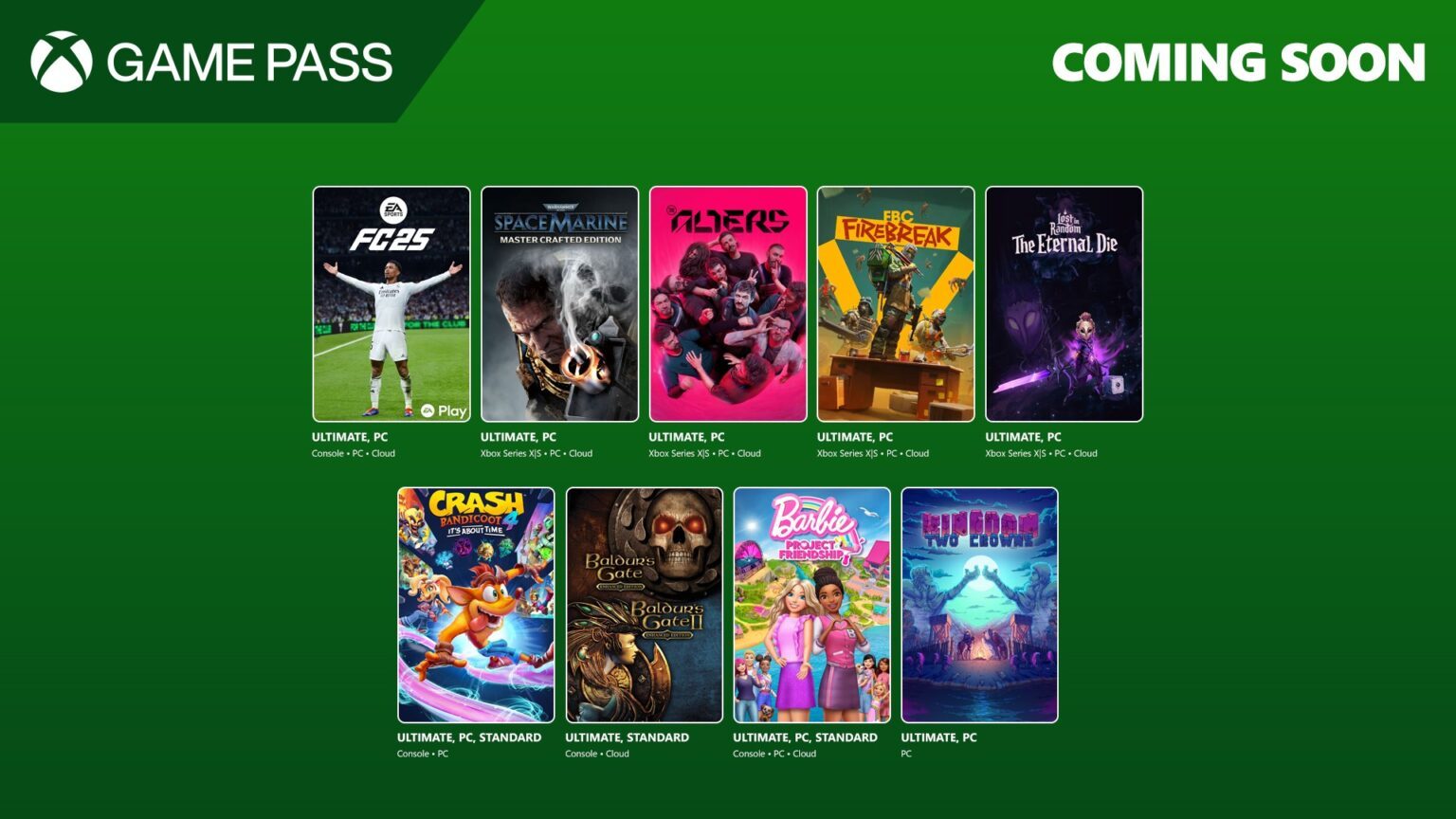 قائمة ألعاب Game Pass يونيو 2025 – الدفعة الأولى – وطني