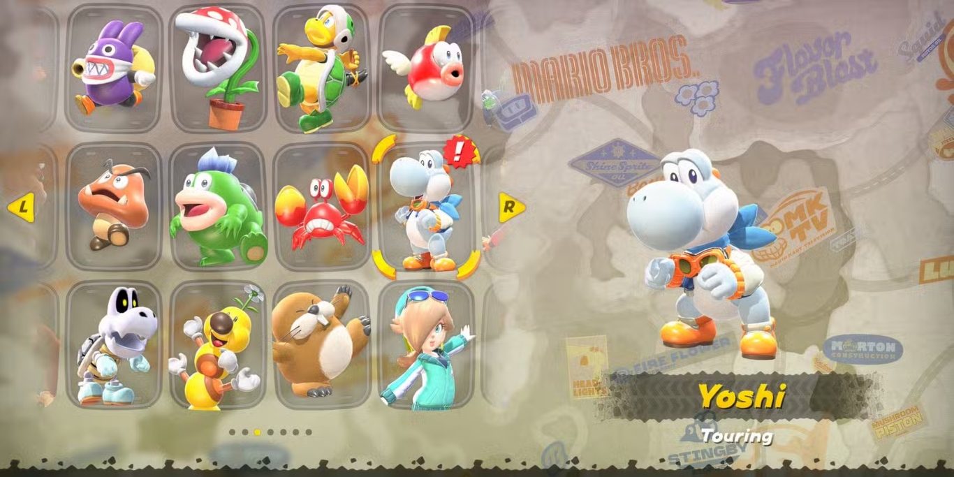 أفضل شخصيات مرتبة حسب الأفضلية في Mario Kart World – الجزء الأول – وطني