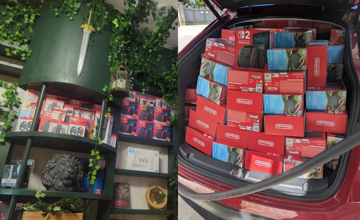 بائع يجلب أجهزة Nintendo Switch 2 لمتجره بسيارته في رحلة طويلة محفوفة بالمخاطر! | وطني