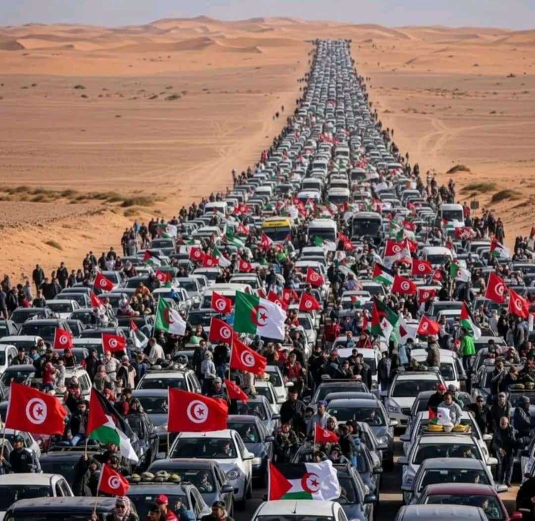 قوات الأمن والجيش بشرق ليبيا توقف قافلة “الصمود” عند مدخل سرت