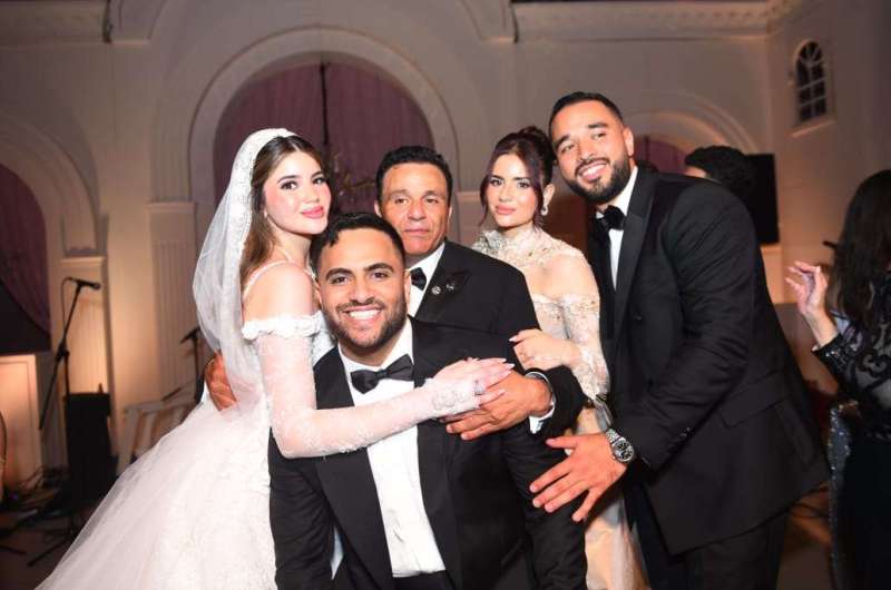 40 صورة من زفاف ابنة محمد فؤاد