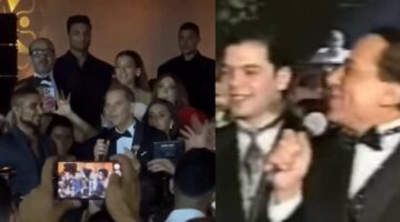 رامي عادل إمام يحتفل بزفاف نجله على طريقة والده