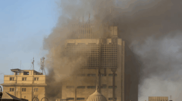 النيابة تستكمل تحقيقاتها في حريق سنترال رمسيس