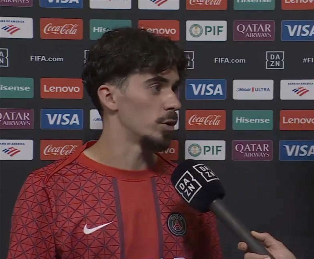 فيتينيا: مواجهة لاعب ريال مدريد “شرف”.. وأردنا تسجيل المزيد