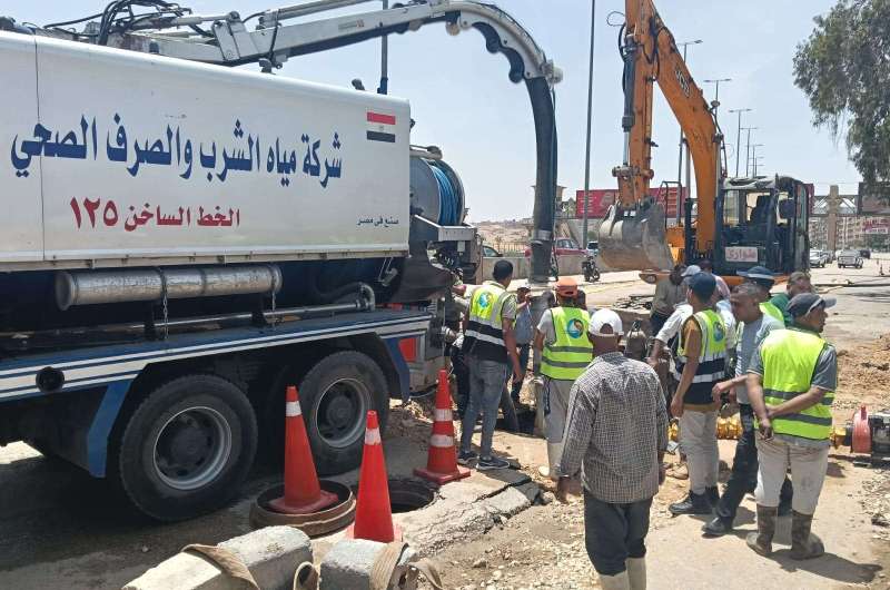 توضيح من محافظة الجيزة بشأن انقطاع المياه