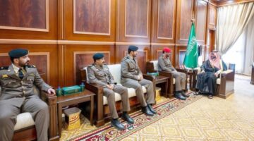 فيصل بن فهد يهنئ ضباط شعبة أمن الإمارة تقلدهم رتبهم الجديدة – أخبار السعودية