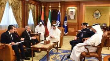 اليوسف يلتقي سفراء مصر وتركيا واليابان وسريلانكا