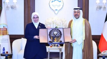 الناصر يبحث مع سفيرة تركيا «التوأمة» مع ولاية سامسون