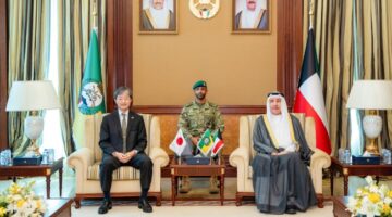 مبارك الحمود: حريصون على التعاون العسكري والأمني مع اليابان