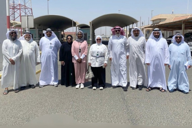 القلاف تفقدت منفذ العبدلي لمتابعة حركة البضائع والتفتيش الجمركي