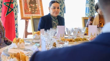 ✓ الأميرة للا أسماء تترأس مأدبة غداء على شرف السيدة الأولى لجمهورية السلفادور
