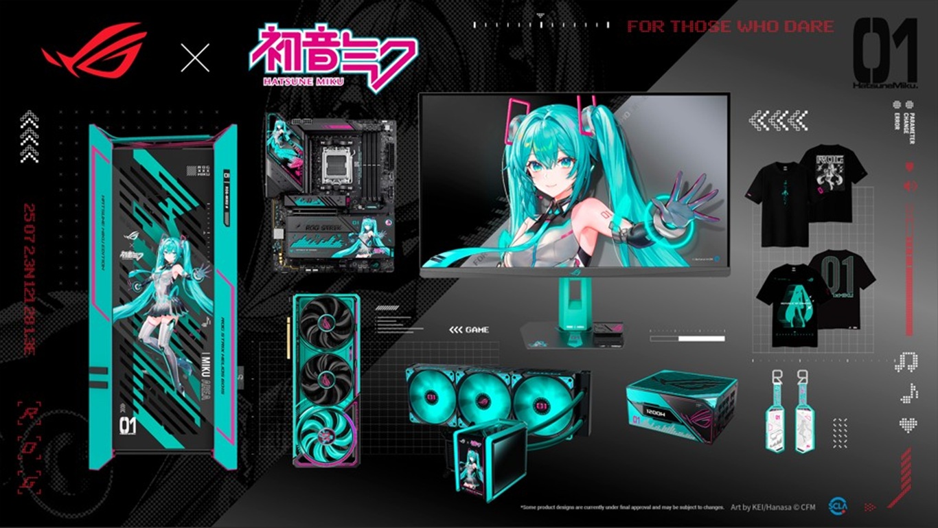 ASUS Republic of Gamers تكشف الستار عن مجموعة ROG x Hatsune Miku الحصرية – وطني