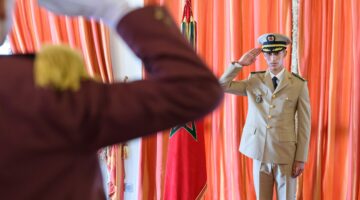 ولي العهد الأمير مولاي الحسن يتسلم برقية ولاء من القوات المسلحة الملكية بمناسبة عيد العرش